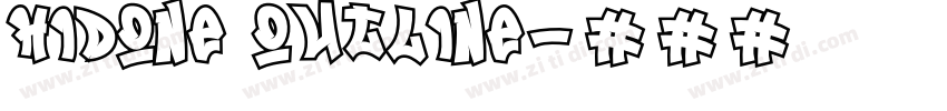Hidone Outline字体转换